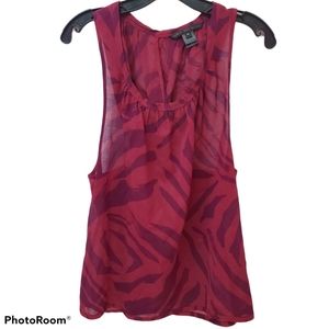 Marc by Marc Jacobs Wool Blend Tank Zebra M
